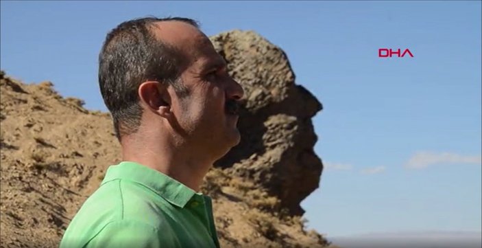 Muş’ta, insan kafasını andıran ‘Ovaya Bakan Adam’ kayası turizme kazandırılacak