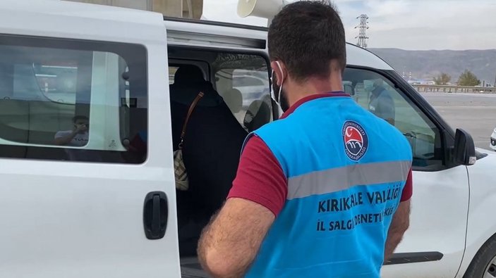 Kırıkkale'de testi pozitif olan kadın yolculuk sırasında yakalandı