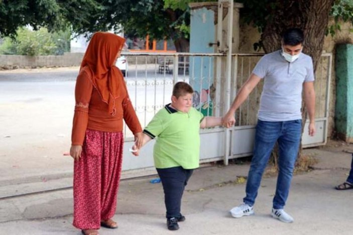 Gaziantep'te Prader Willi sendromlu küçük Mustafa, yardım bekliyor