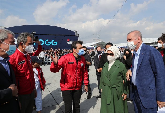 Cumhurbaşkanı Erdoğan, TEKNOFEST'e katıldı
