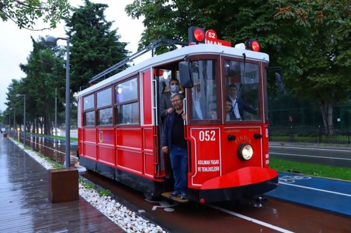 Ordu'da nostaljik tramvay hizmete girdi