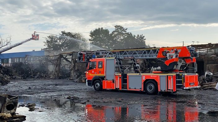 Almanya'da gurbetçinin iş yeri küle döndü
