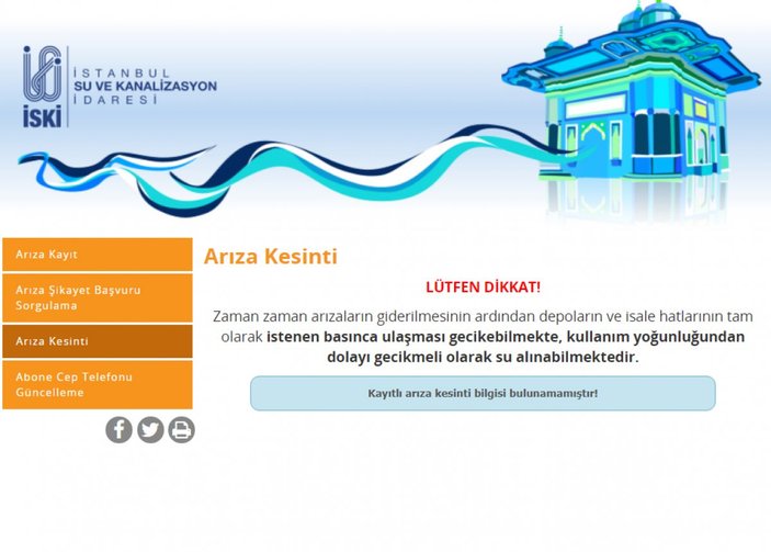 İstanbul'da sular ne zaman gelecek? 26 Eylül 2021 İSKİ su kesintisi ve arıza sorgulama