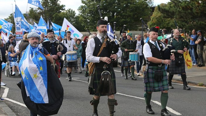 İskoçya'da bağımsızlık yürüyüşü