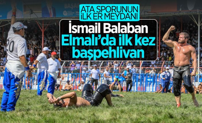 İsmail Balaban, Alaplı Yağlı Güreşleri'nde ilk kez başpehlivan oldu