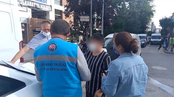 Kırıkkale'de dışarıda yakalanan temaslı öğrencinin babasına ceza kesildi