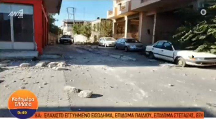 Yunanistan'ın Girit Adası'nda 6.5 büyüklüğünde deprem oldu