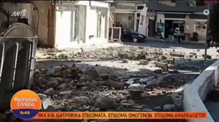 Yunanistan'ın Girit Adası'nda 6.5 büyüklüğünde deprem oldu