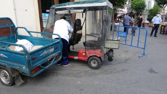 Ada sakinlerinden elektrikli araçların kaldırılması kararına tepki