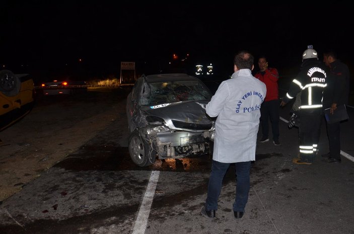 Kahramanmaraş’ta 4 aracın karıştığı kazada 6 kişi yaralandı