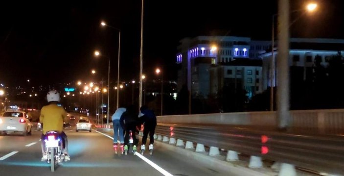 Antalya’da patenli gençler tehlikeye davetiye çıkardı