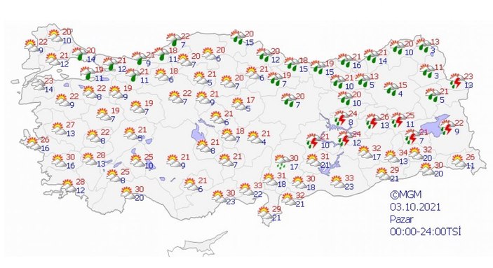 Meteoroloji'den kuvvetli sağanak yağış ve sel uyarısı