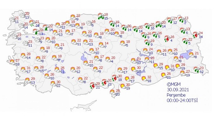 Meteoroloji'den kuvvetli sağanak yağış ve sel uyarısı