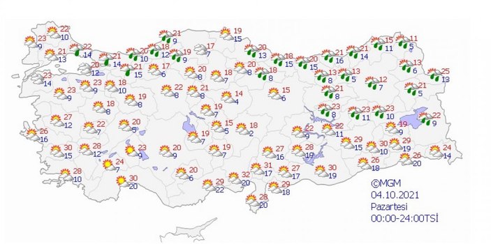 Meteoroloji'den kuvvetli sağanak yağış ve sel uyarısı