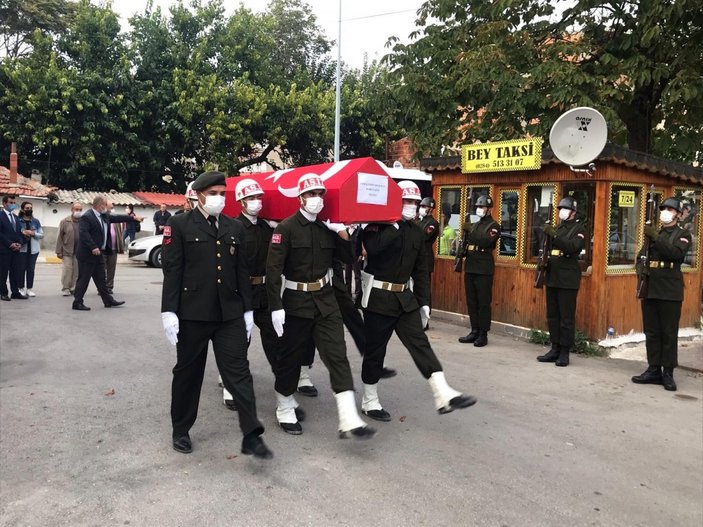 Edirne'de Kore gazisi son yolculuğuna uğurlandı