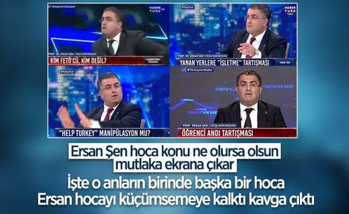 Habertürk canlı yayınında Yaşar Hacısalihoğlu ile Ersan Şen'in sözlü kavgası
