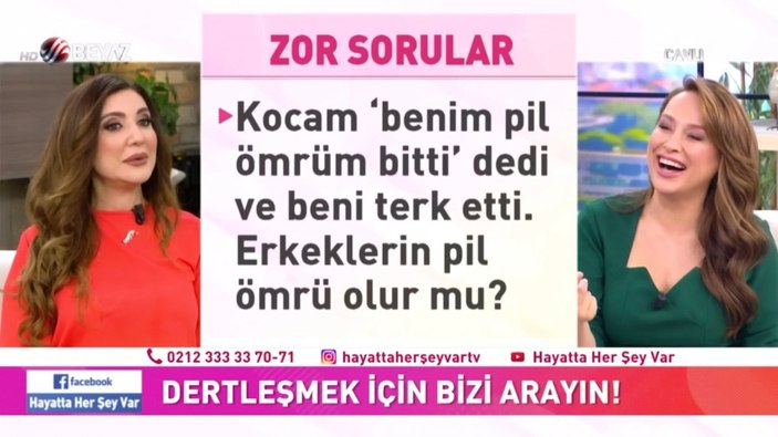 Nur Viral’e seyirciden şaşırtan soru: Erkeklerin pil ömrü olur mu