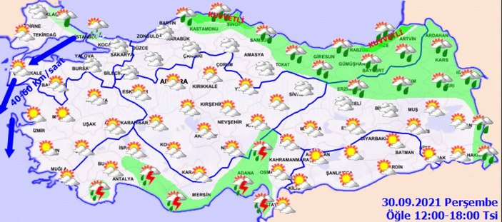 30 Eylül 2021: Bugün hava nasıl olacak?