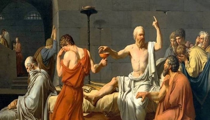 Platon'un tanıklığında hocası Sokrates'in Savunması kitabı