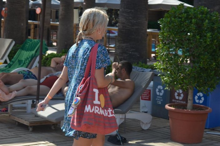 Marmaris yabancı turistleri ağırlamaya devam ediyor