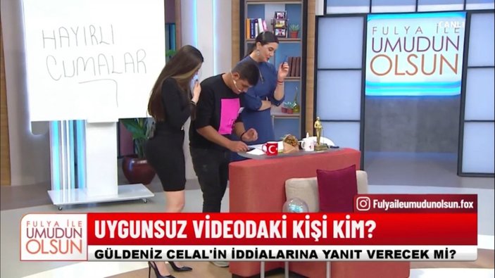 Canlı yayında karısının olduğunu iddia ettiği cinsel içerikli videoyu izletti