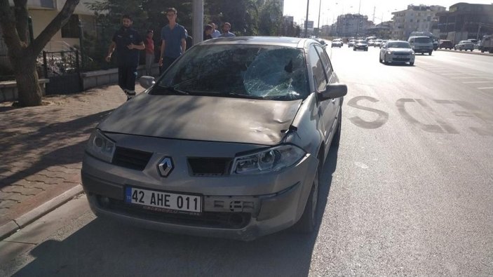 Konya'da eşini kazada kaybeden kadının feryadı yürek burktu