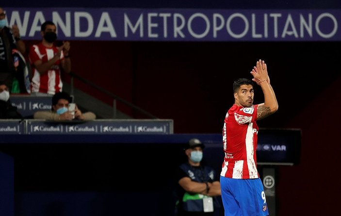 Atletico Madridli Suarez, eski takımı Barcelona'ya ilk golünü attı