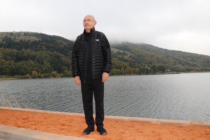 Kemal Kılıçdaroğlu, Abant Gölü'nde yürüyüş yaptı