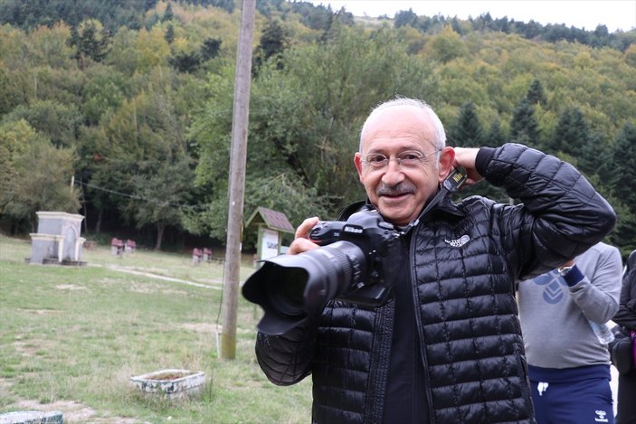 Kemal Kılıçdaroğlu, Abant Gölü'nde yürüyüş yaptı