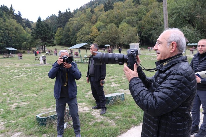 Kemal Kılıçdaroğlu, Abant Gölü'nde yürüyüş yaptı