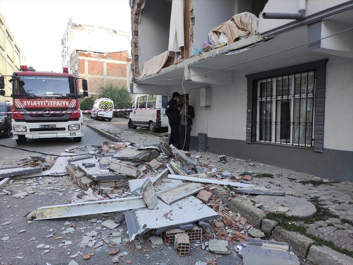 İstanbul'da evde patlama yaşandı