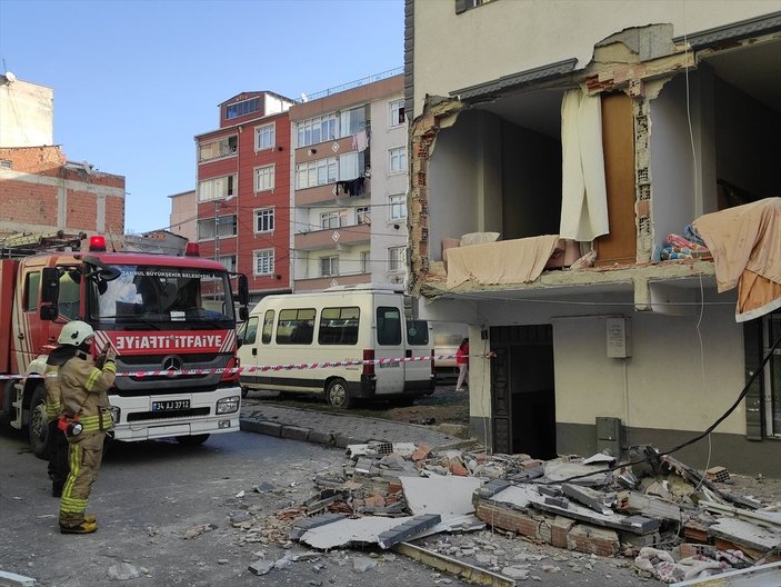 İstanbul'da evde patlama yaşandı