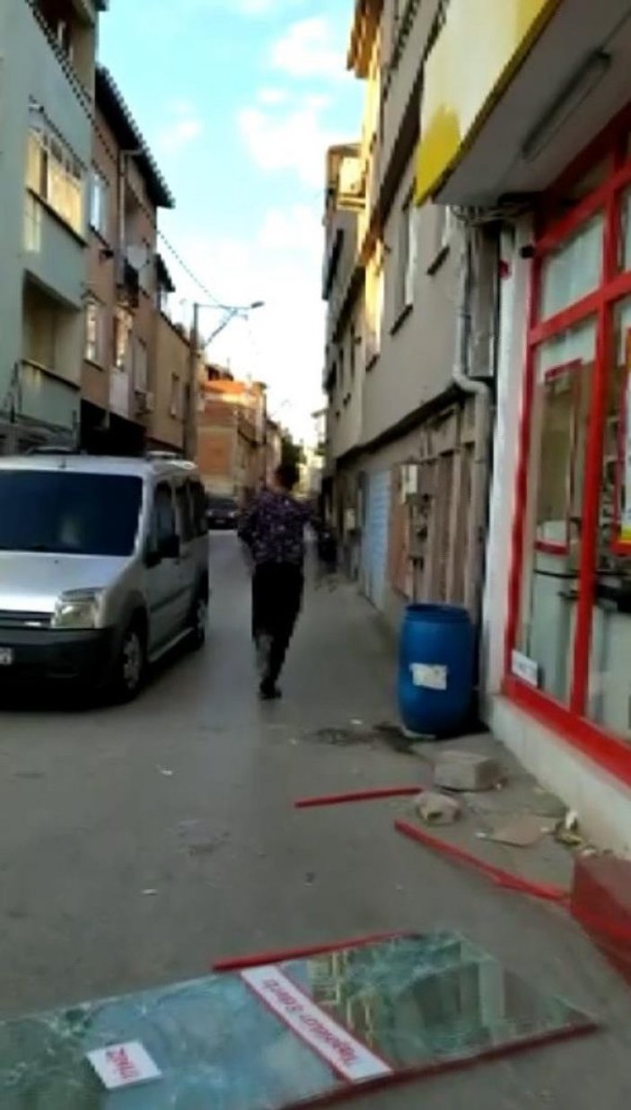 Bursa'da kaşar peyniri çalan hırsız markete kilitlendi