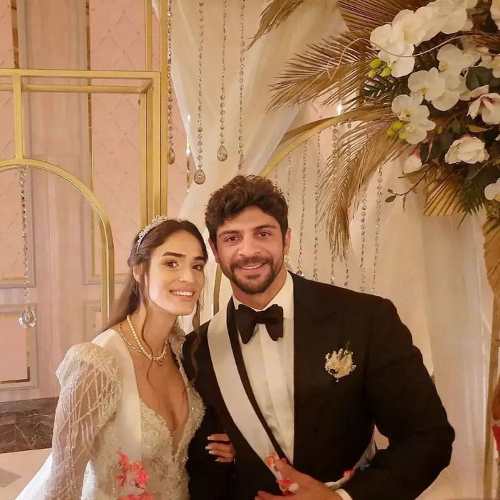 İhanet iddiasıyla gündemdeydi! Survivor Melisa Emirbayer ile Sami Hamidi evlendi