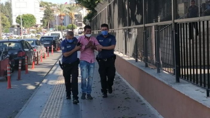 Antalya'da hırsızlık yapan şahıs 30 dakikada yakalandı