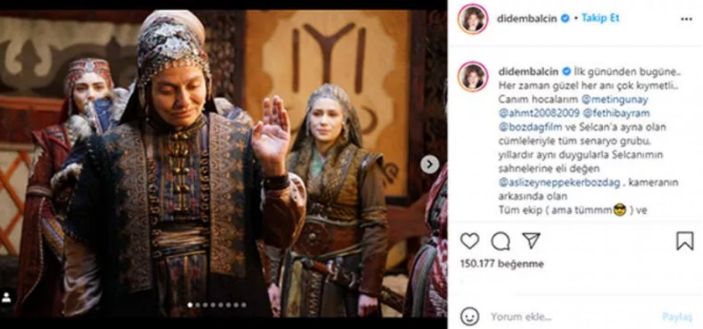 Burak Özçivit'ten heyecanlandıran paylaşım! O isim Kuruluş Osman'a geri dönüyor...