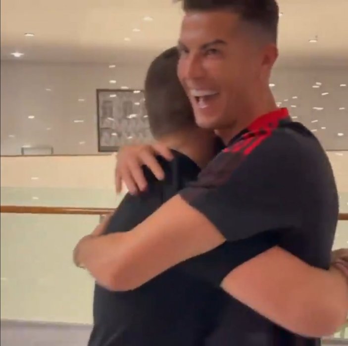 Khabib ile Ronaldo'nun eğlenceli anları