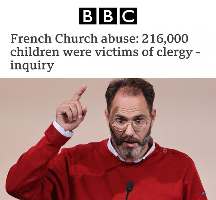 Fransa'da çocukların kiliselerde istismara uğraması Avrupa'nın gündeminde