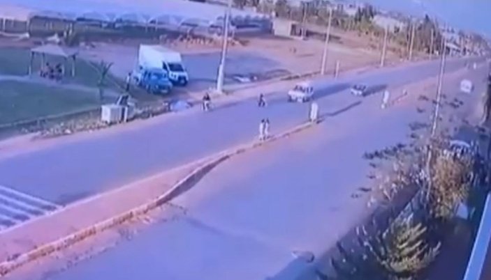 Antalya'da 14 yaşındaki çocuğun öldüğü feci kaza kamerada