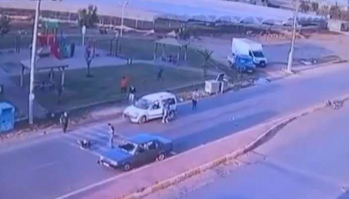 Antalya'da 14 yaşındaki çocuğun öldüğü feci kaza kamerada