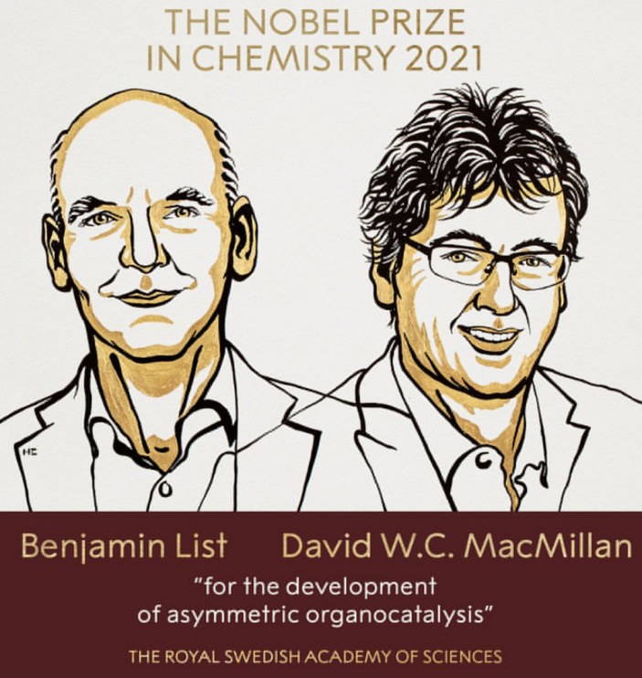 2021 Nobel Kimya Ödülü sahiplerini buldu
