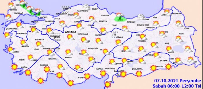 7 Ekim 2021: Bugün hava nasıl olacak?