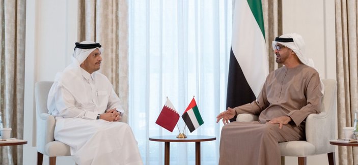 Katar Dışişleri Bakanı El Sani'den, BAE'ye ilk resmi ziyaret
