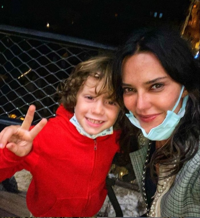 Camdaki Kız'ın Cana'sı Hande Ataizi'nin oğlu büyüdü! İşte minik Leon'un son hali...
