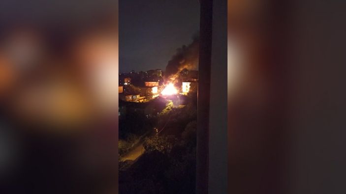 Ümraniye'de feci yangın