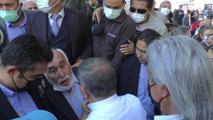 Ahmet Davutoğlu'na Kayseri'de 'ihanet' tepkisi