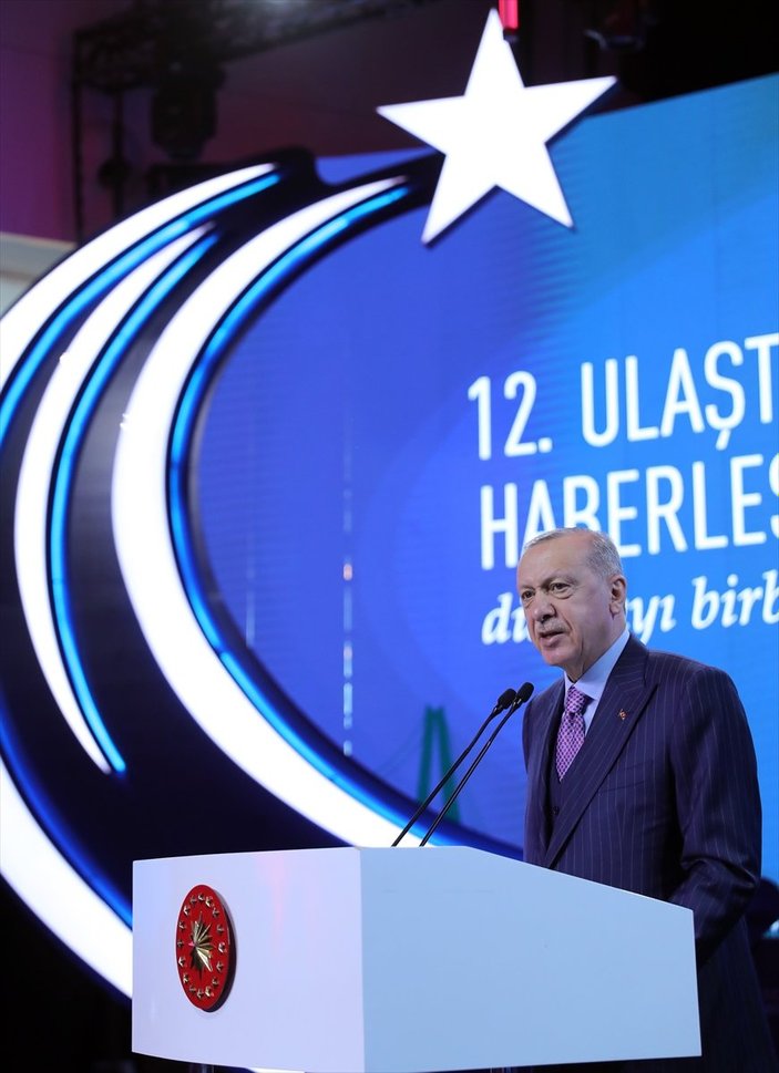 Cumhurbaşkanı Erdoğan’ın 12. Ulaştırma ve Haberleşme Şurası konuşması