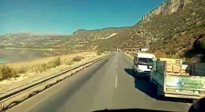 Isparta'daki ölümlü feci kazanın görüntüleri