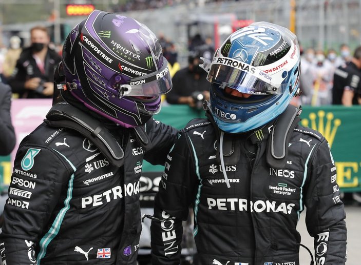 Formula 1'de pole pozisyonu Bottas'ın