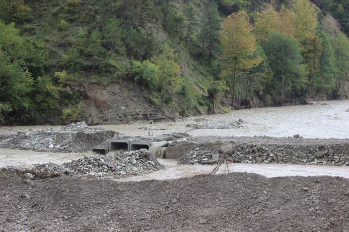 i Kastamonu'da ikinci sel felaketinin ardından köprüler onarıldı